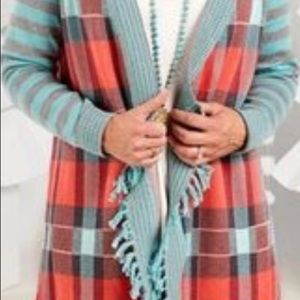 Matilda Jane Plaid Cardigan.